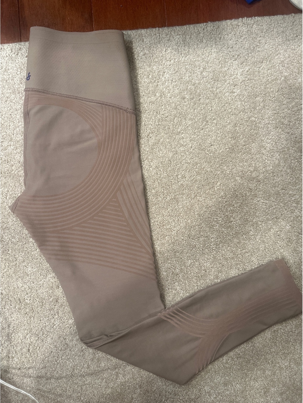(5)Fanka High Waist Seamless Leggings in Beige